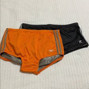 Speedo and TYR drag suits. Set of 2 sz 32.